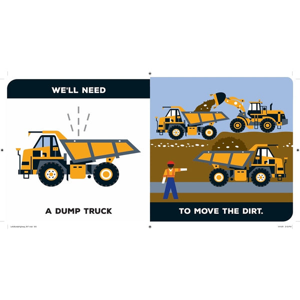 Let's Build a Highway: Little Builder Series Board Book
