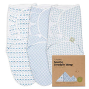 SOOTHE Swaddle Wraps - 3-Pack (Storm)