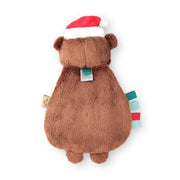 Itzy Lovey Holiday Bear Plush + Teether Toy