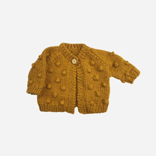 Popcorn Knit Cardigan - Various Colors