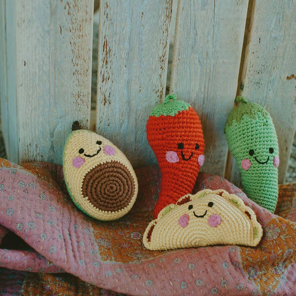 Friendly Avocado Rattle
