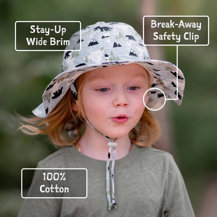 Cotton Floppy Hat - Grey