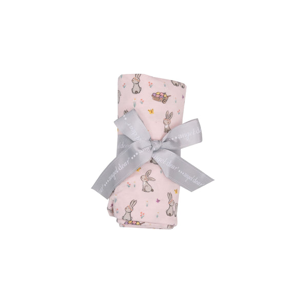 Bamboo Swaddle Blanket - Pink Bunnies