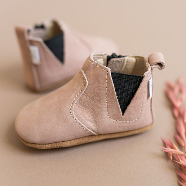 Chelsea Boot with Anti-Slip Sole - Blush