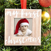 My First Christmas Photo Ornament