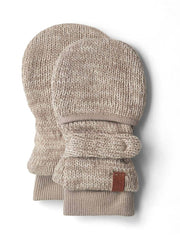 Organic Cotton Knit Stay-On Mitts - Various Colors