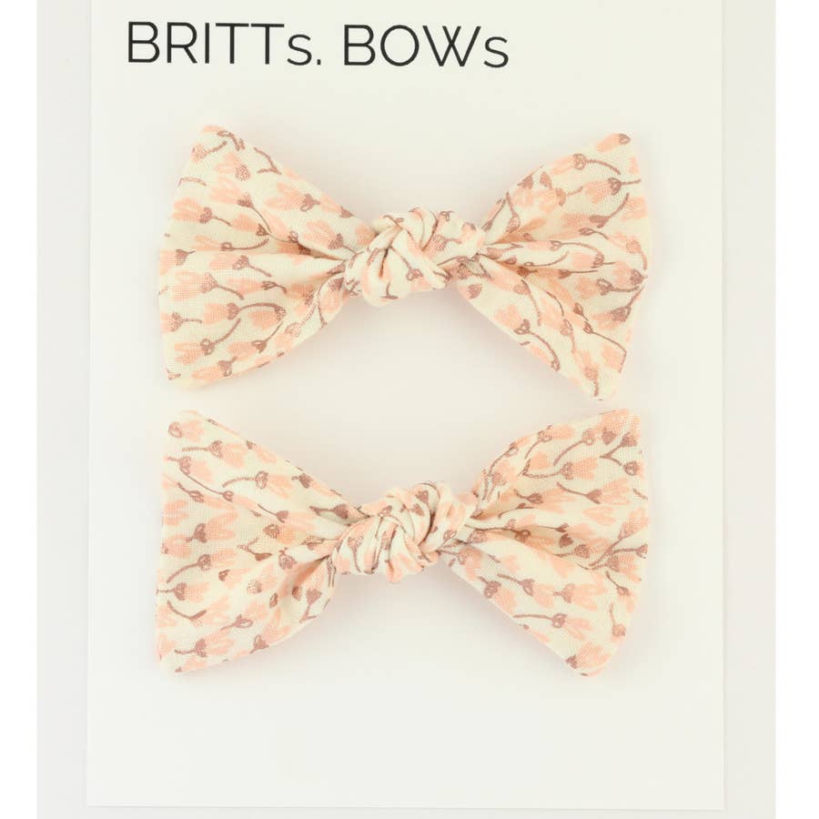Knot Pigtail Clips - Various Colors