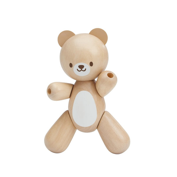 Moveable Wooden Bear