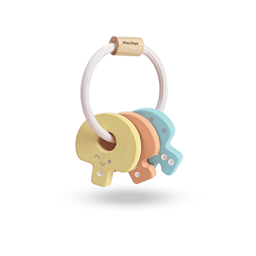 Baby Key Rattle - Pastel