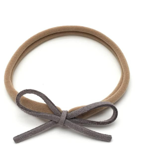 Dainty Bow Nylon Headband