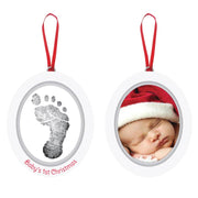 Babyprints Photo Ornament - White