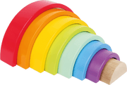 Wooden Building Blocks Large Rainbow