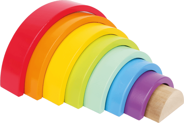 Wooden Building Blocks Large Rainbow