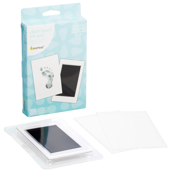 Black Handprint or Footprint Clean-Touch Ink Kit