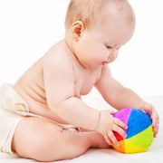 4" Natural Sensory Ball - Rainbow