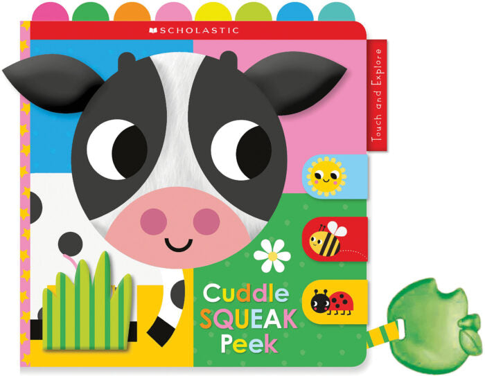 Cuddle Squeak Peek Cloth Book