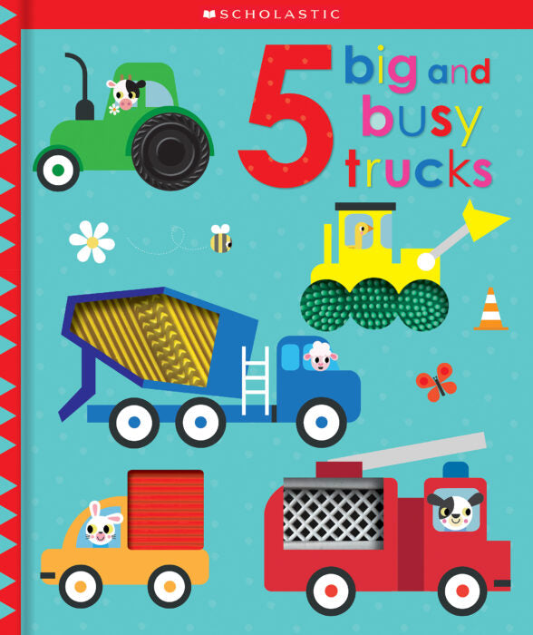 5 Big and Busy Trucks - Touch and Explore