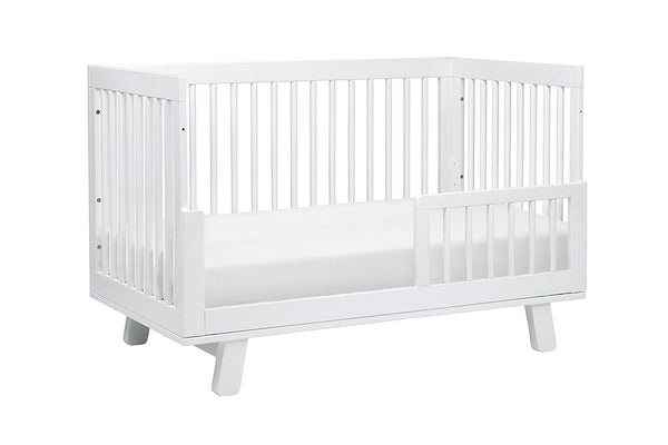 Hudson 3 in 1 Convertible Crib - White
