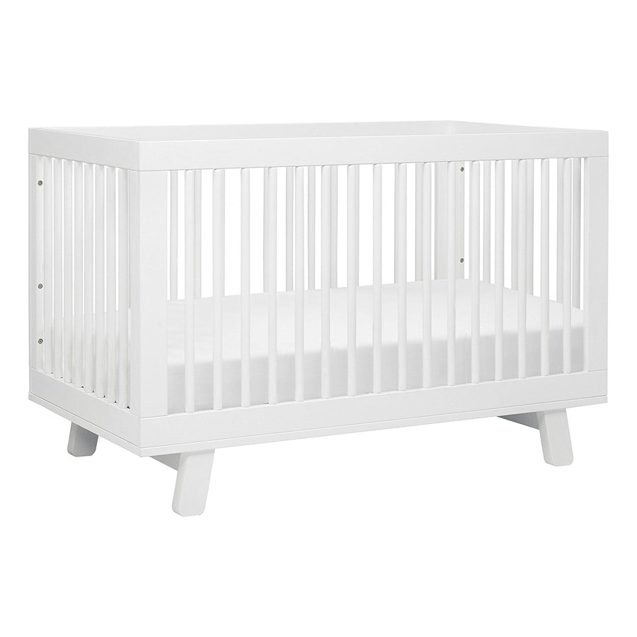 Hudson 3 in 1 Convertible Crib - White