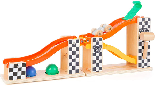 Wooden Marble Run Playset