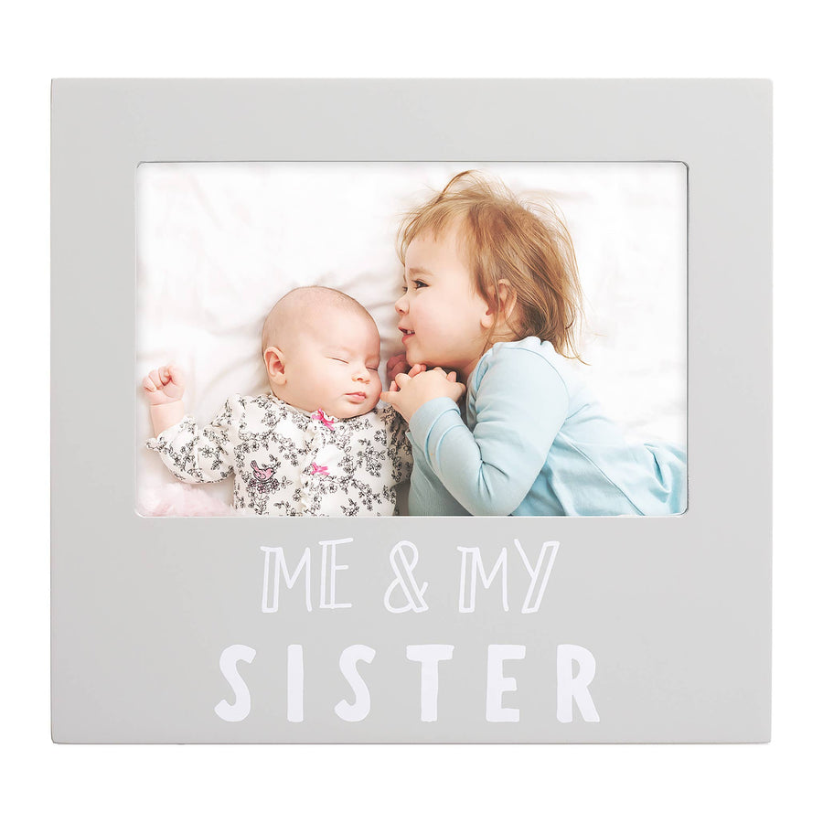 Me and My Sister Sentiment Frame - Gray