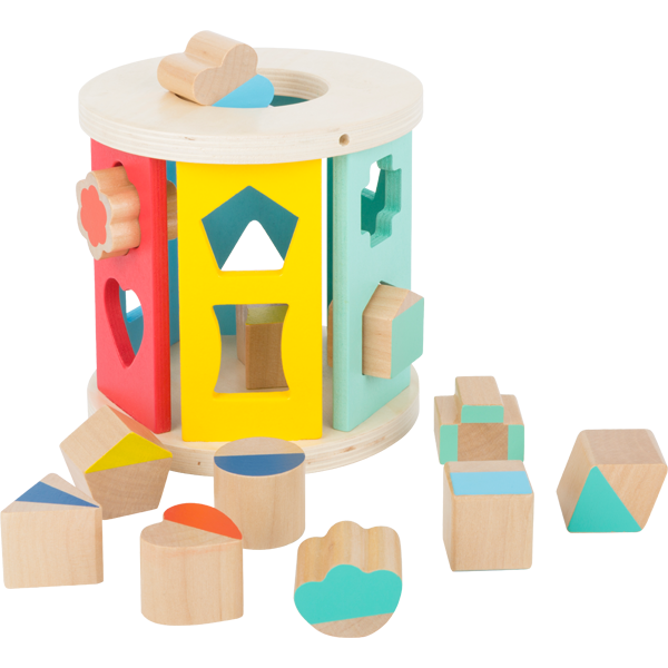 Rolling Shape Sorting Cube Playset