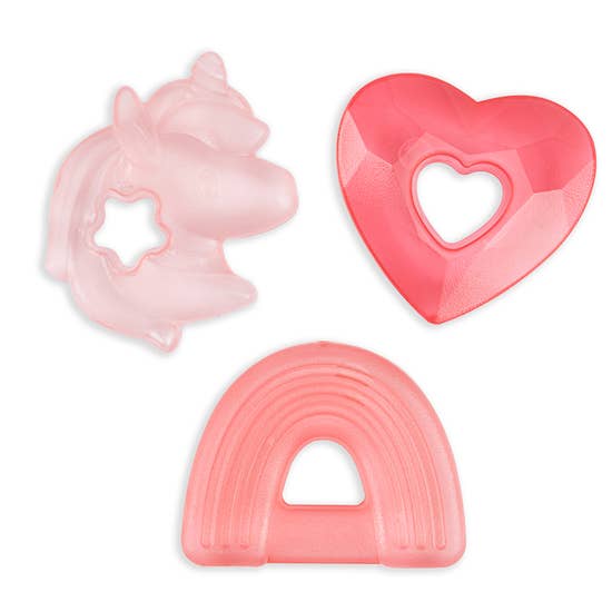 Cutie Coolers Water Filled Teethers (3 Pack) - Unicorn
