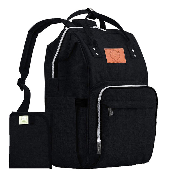 Original Diaper Backpack with Changing Pad - Trendy Black
