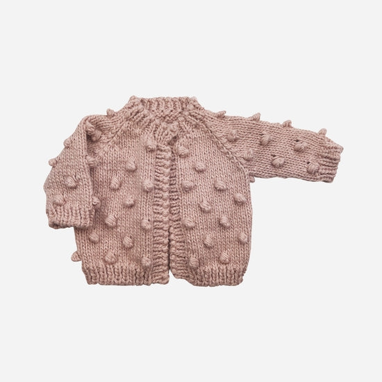 Popcorn Knit Cardigan - Various Colors