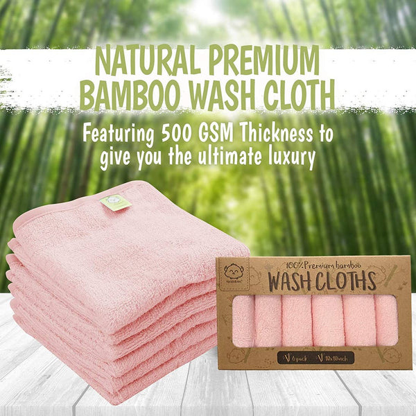 Deluxe Baby Washcloths - Blush Pink