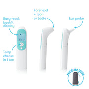 3-in-1 Ear, Forehead + Touchless Thermometer