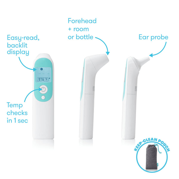 3-in-1 Ear, Forehead + Touchless Thermometer