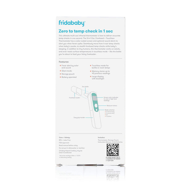 3-in-1 Ear, Forehead + Touchless Thermometer