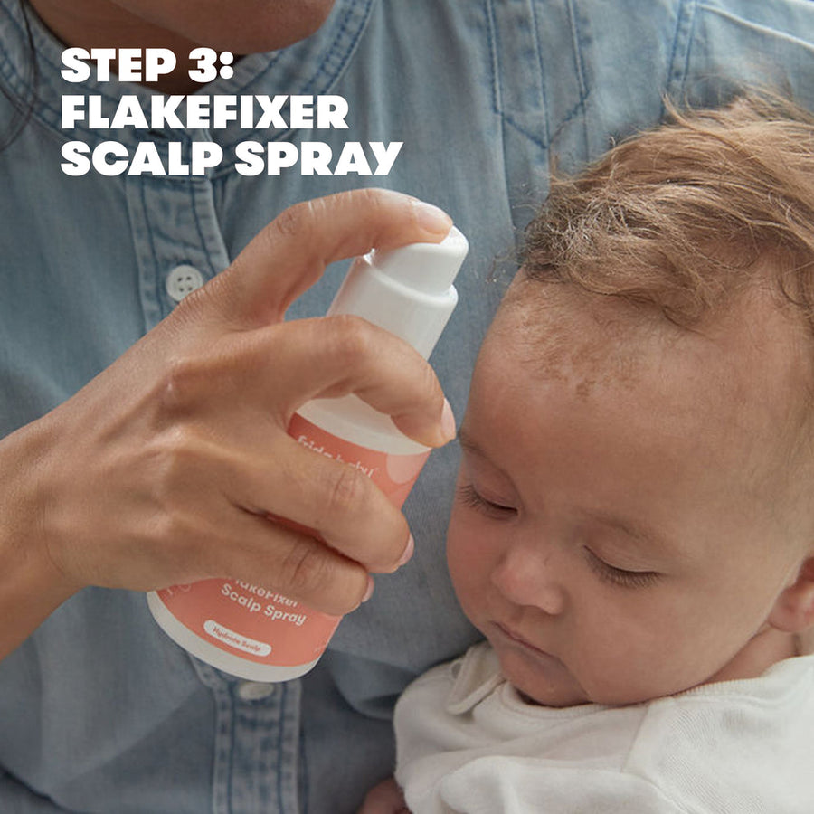 Oh Cr*p Cradle Cap Flake Fixer Scalp Spray and Scalp Mask Duo