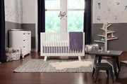 Hudson 3 in 1 Convertible Crib - White