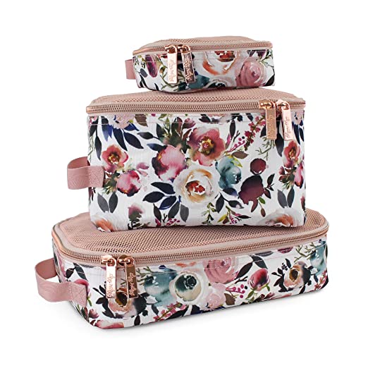 Blush Floral Packing Cubes