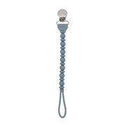 Beaded Sweetie Strap Silicone One Piece Pacifier Clip - Various Colors