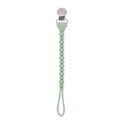 Beaded Sweetie Strap Silicone One Piece Pacifier Clip - Various Colors