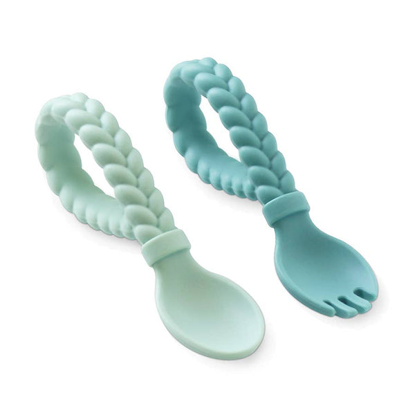 Sweetie Spoons - Spoon + Fork Set (Various Colors)