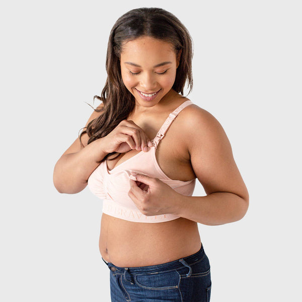 Sublime Hands-free Pumping & Nursing Bra - Pink Heather