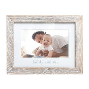 Daddy and Me Sentiment Frame - Rustic