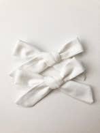 Pigtail Bow Clips - Set of 2 - Various Colors