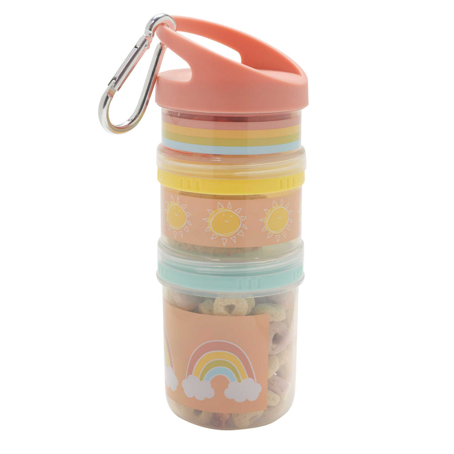 Twist and Snack Stacker - Rainbows & Sunshine