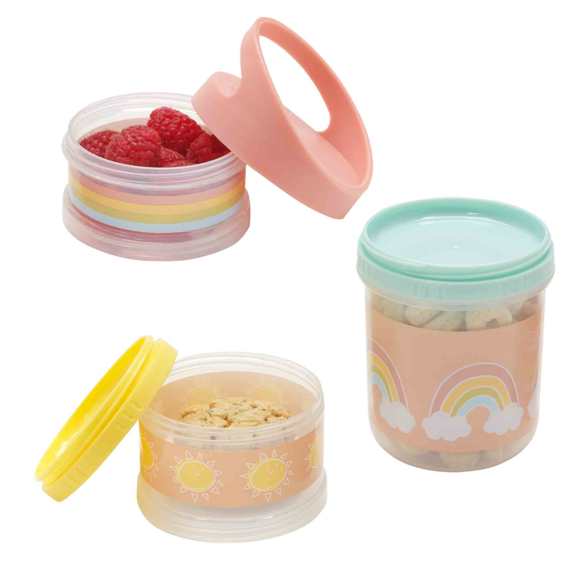 Twist and Snack Stacker - Rainbows & Sunshine