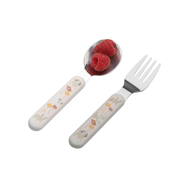 Silverware Set - Puppies & Poppies