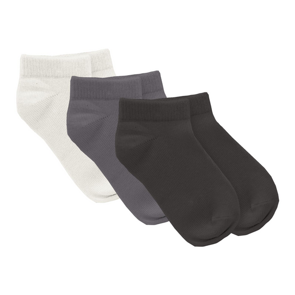 Ankle Sock Set Of 3 (Midnight, Natural, and Rain)
