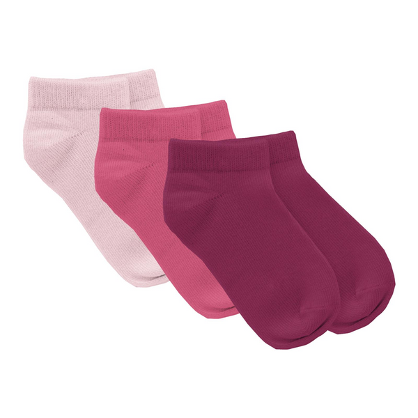 Ankle Sock Set Of 3 (Winter Rose, Berry, and Lotus)