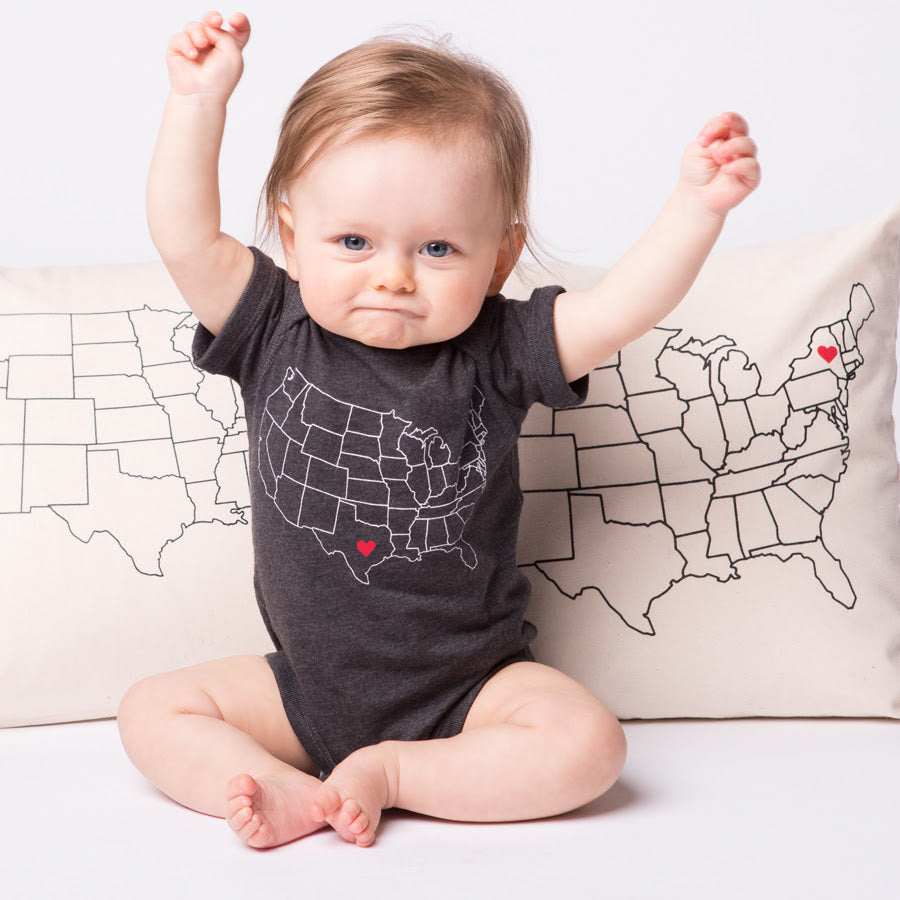 Map Onesie - Virginia (Various)