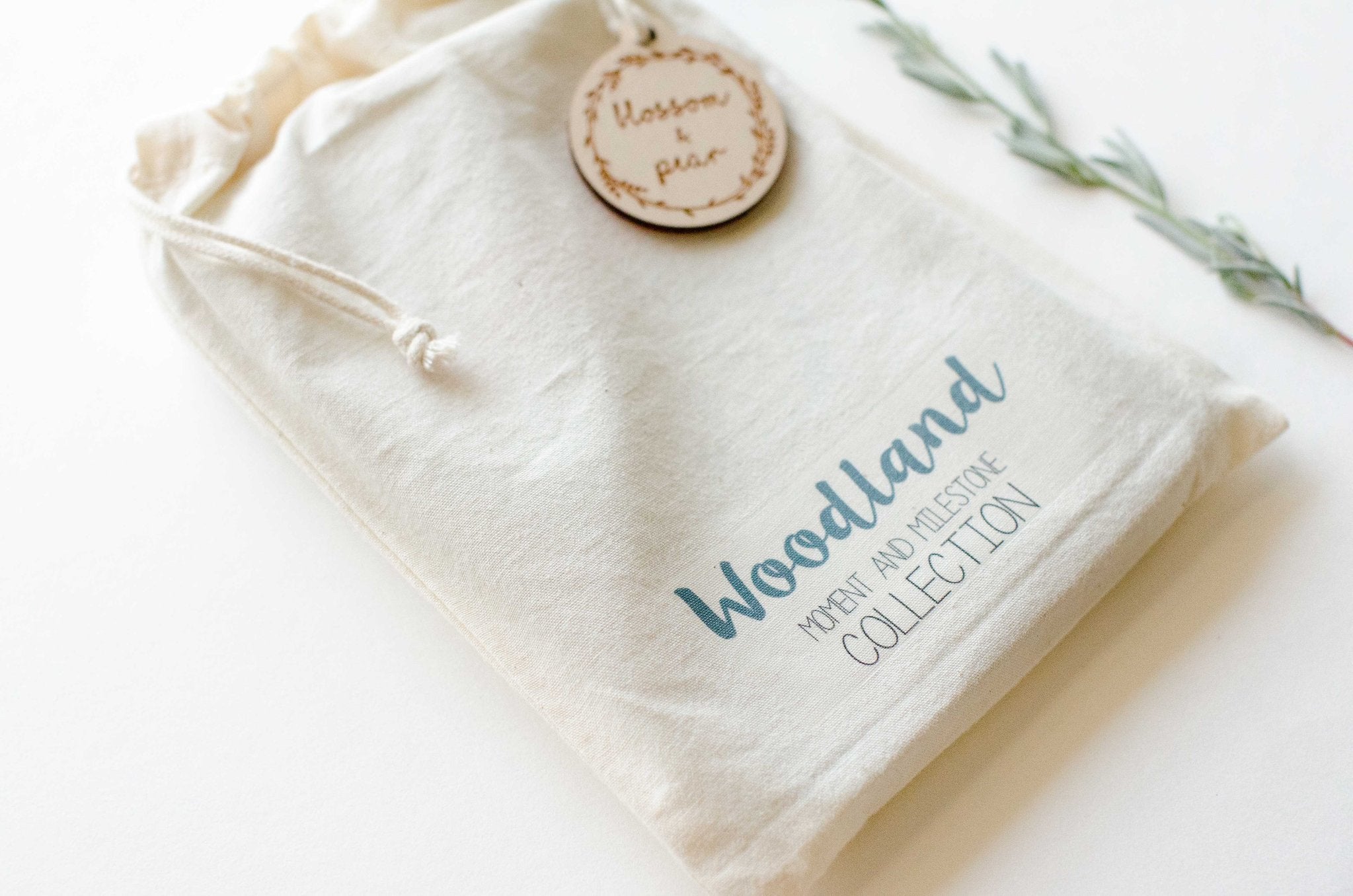 Baby Milestone Cards - Woodland