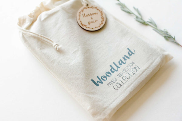 Baby Milestone Cards - Woodland
